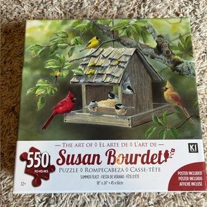 NEW Susan Bourdet Summer Feast KI Jigsaw Puzzle with Poster (550 pc)